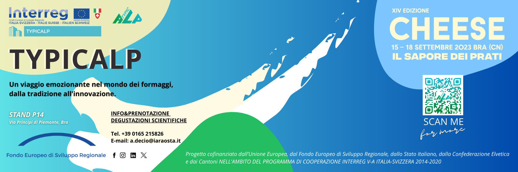 Typicalp a Cheese 2023 con gli eventi “Food & Science: divulgazioni e degustazioni scientifiche”
